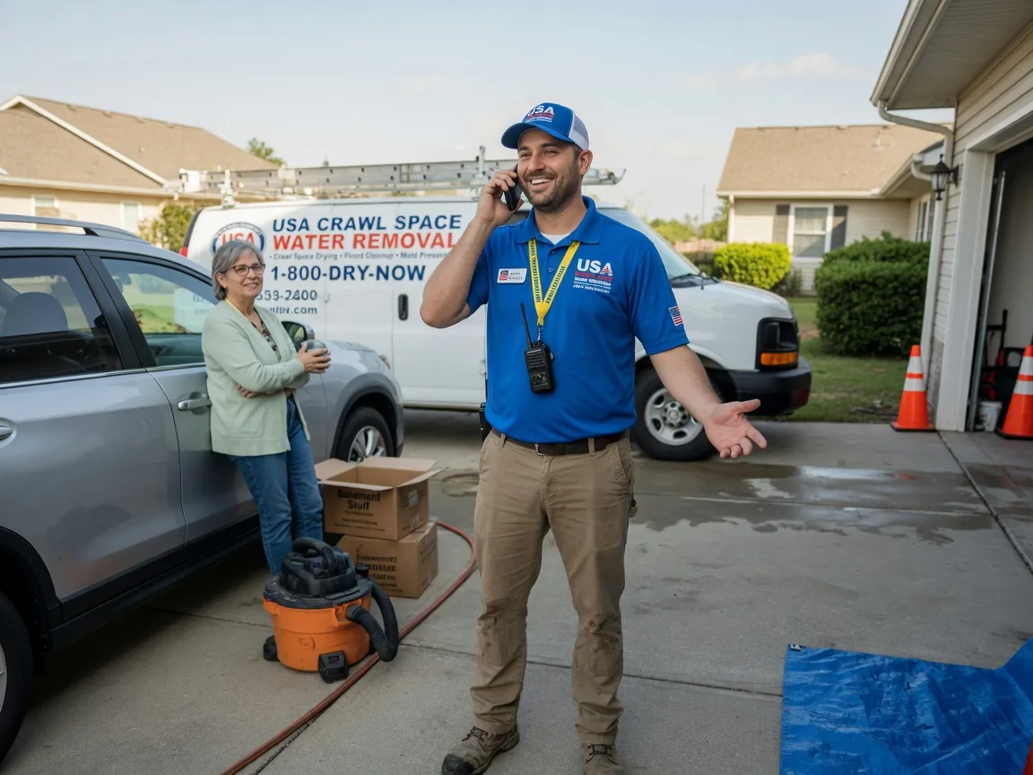 Crawl Space Water Removal Lake View, IA FAQs